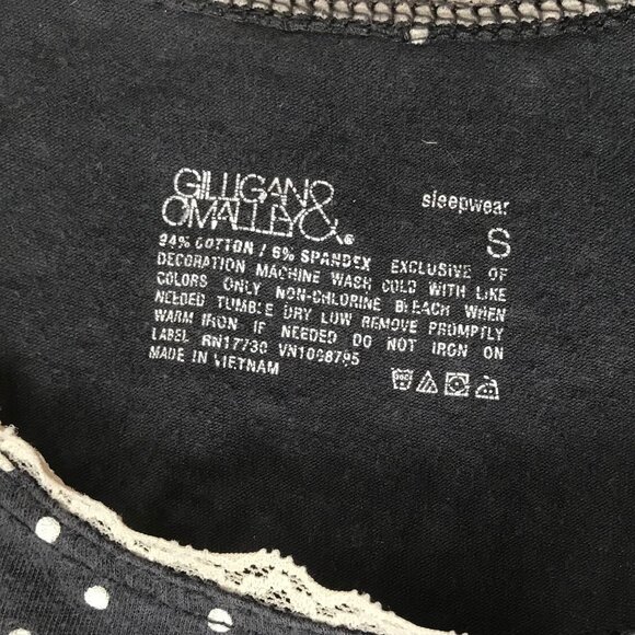 Vintage Y2K Gray Polka Dot Dark Coquette Twee Casual Fitted Tank Top / Small - Picture 6 of 6